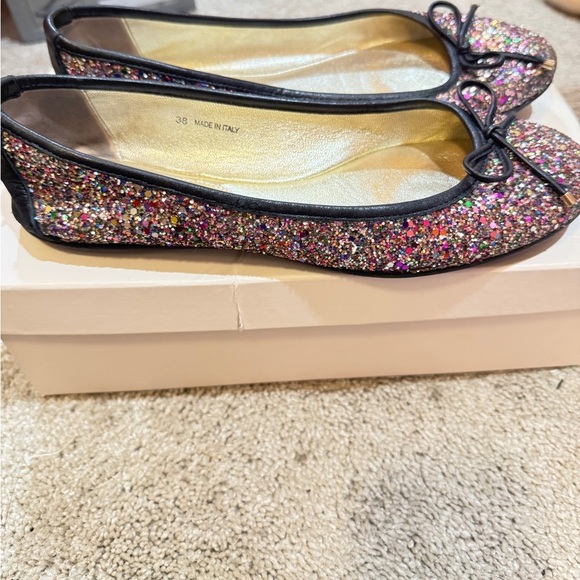 Jimmy Choo multi colored flats. Size 38. - Picture 2 of 7